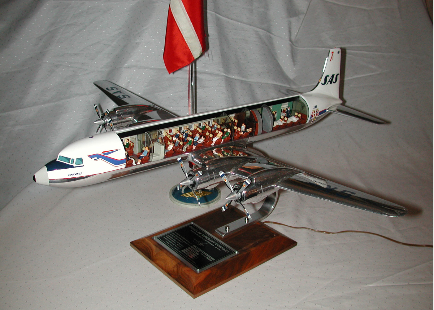 1/50 SAS Douglas DC-7C by Fermo - SAS Collection