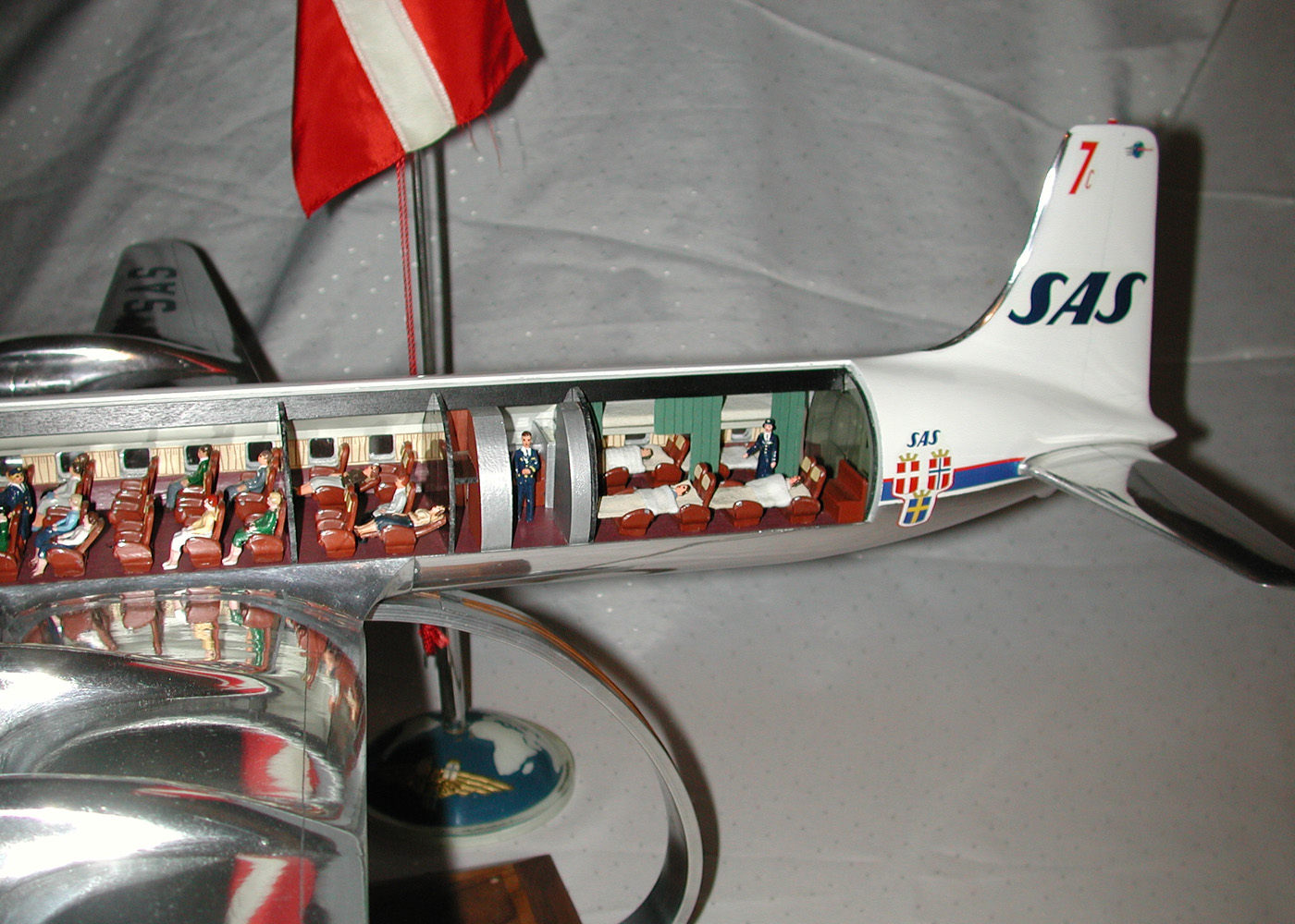 1/50 SAS Douglas DC-7C by Fermo - SAS Collection