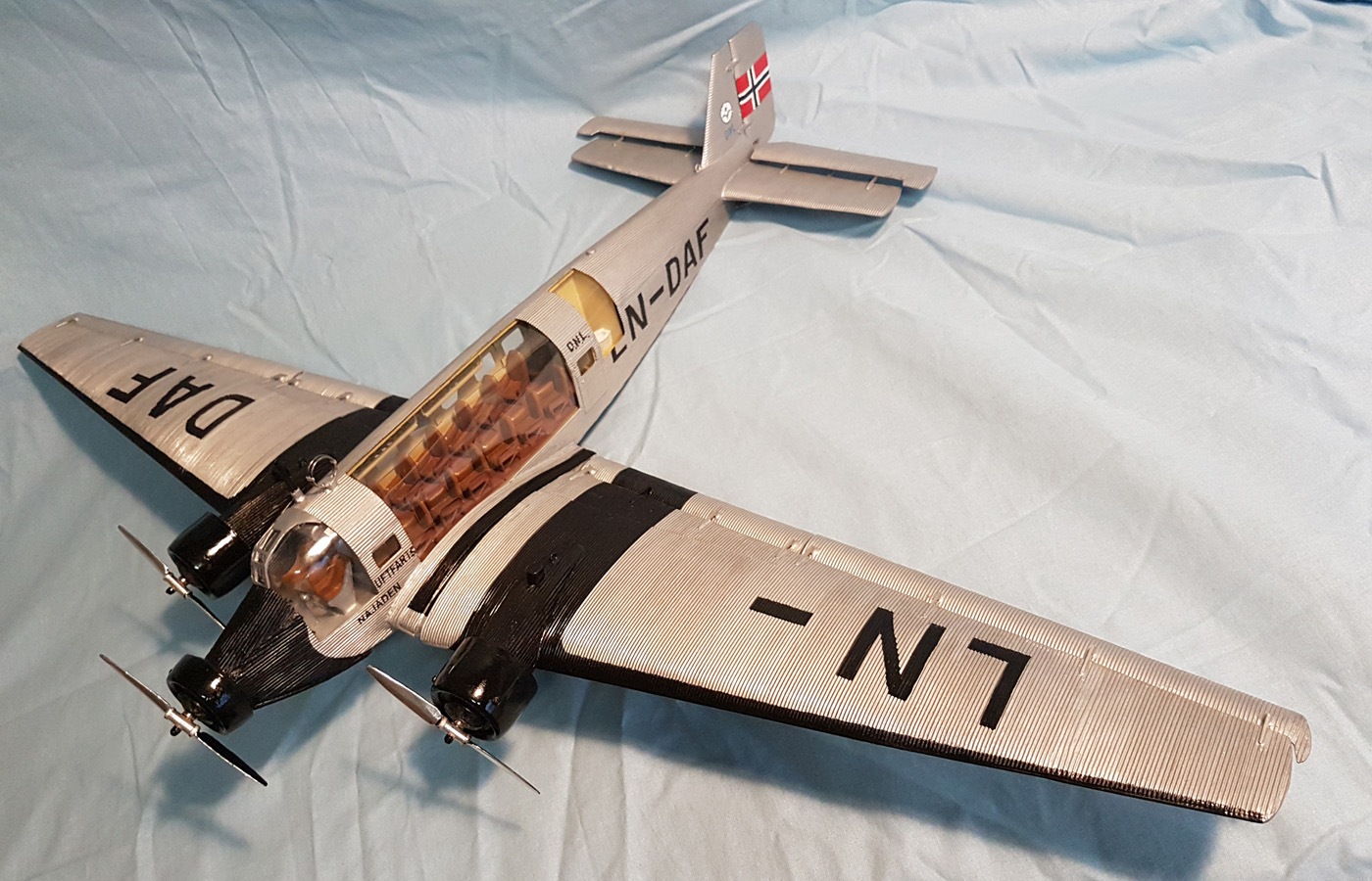 Maerklin 1/33 JU-52 3/M sheet metal model - SAS collection