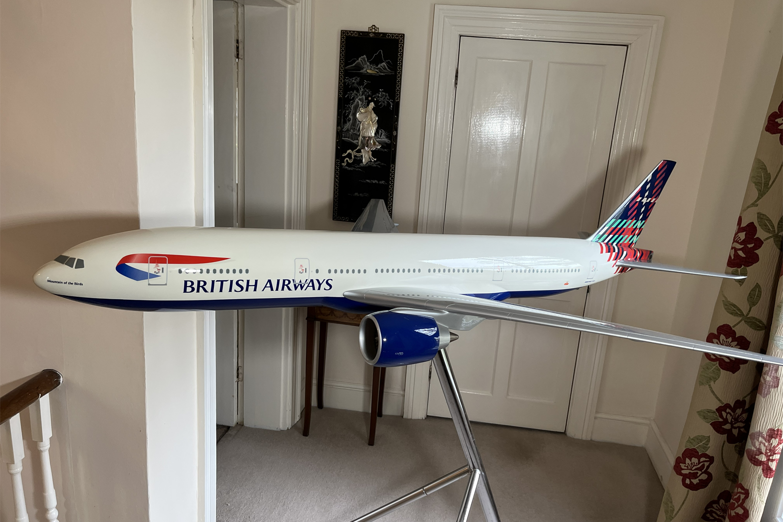 Space Models 1/36 British Airways Scotland Boeing 777-200 model for sale