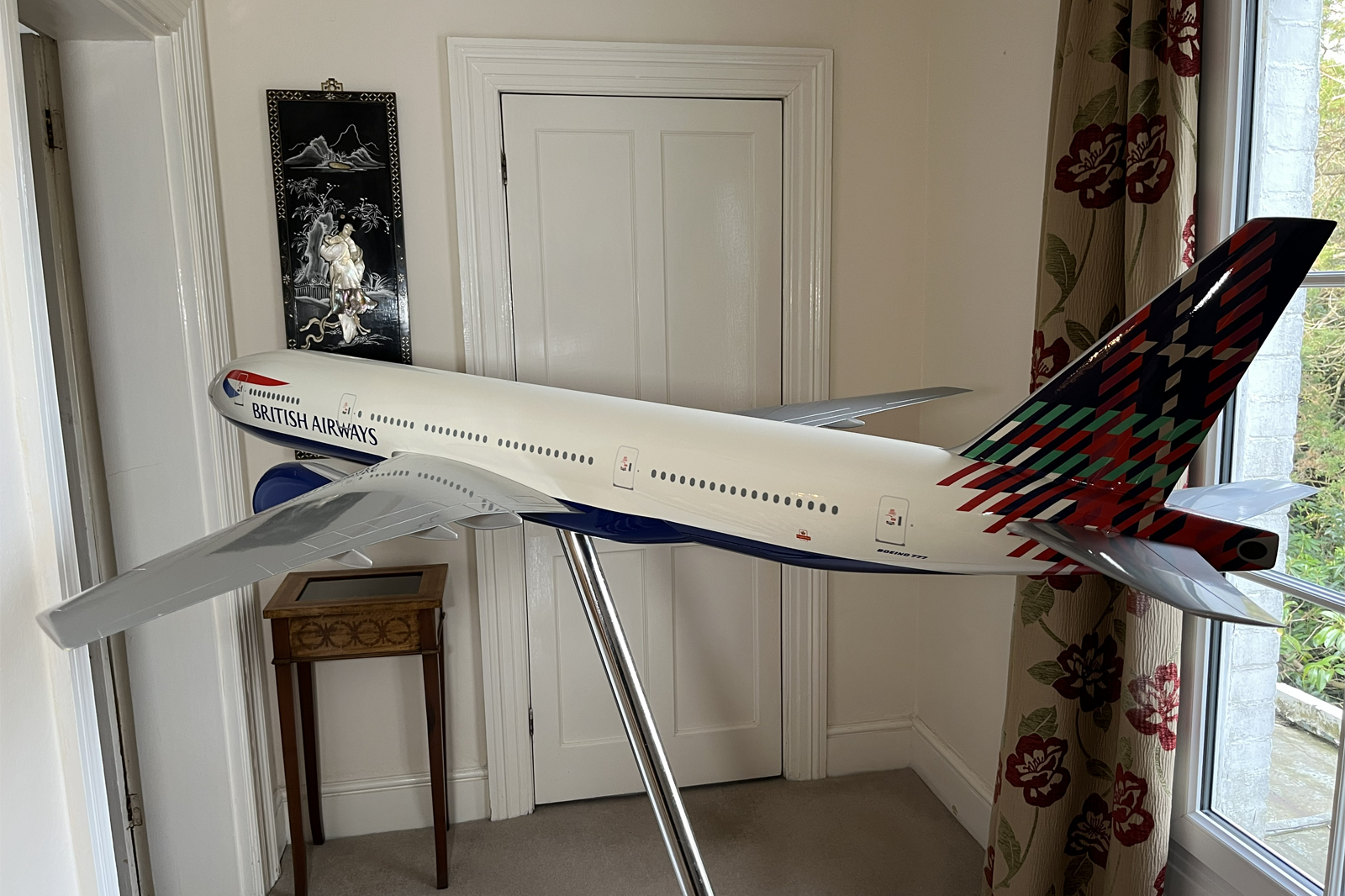 Space Models 1/36 British Airways Scotland Boeing 777-200 model for sale