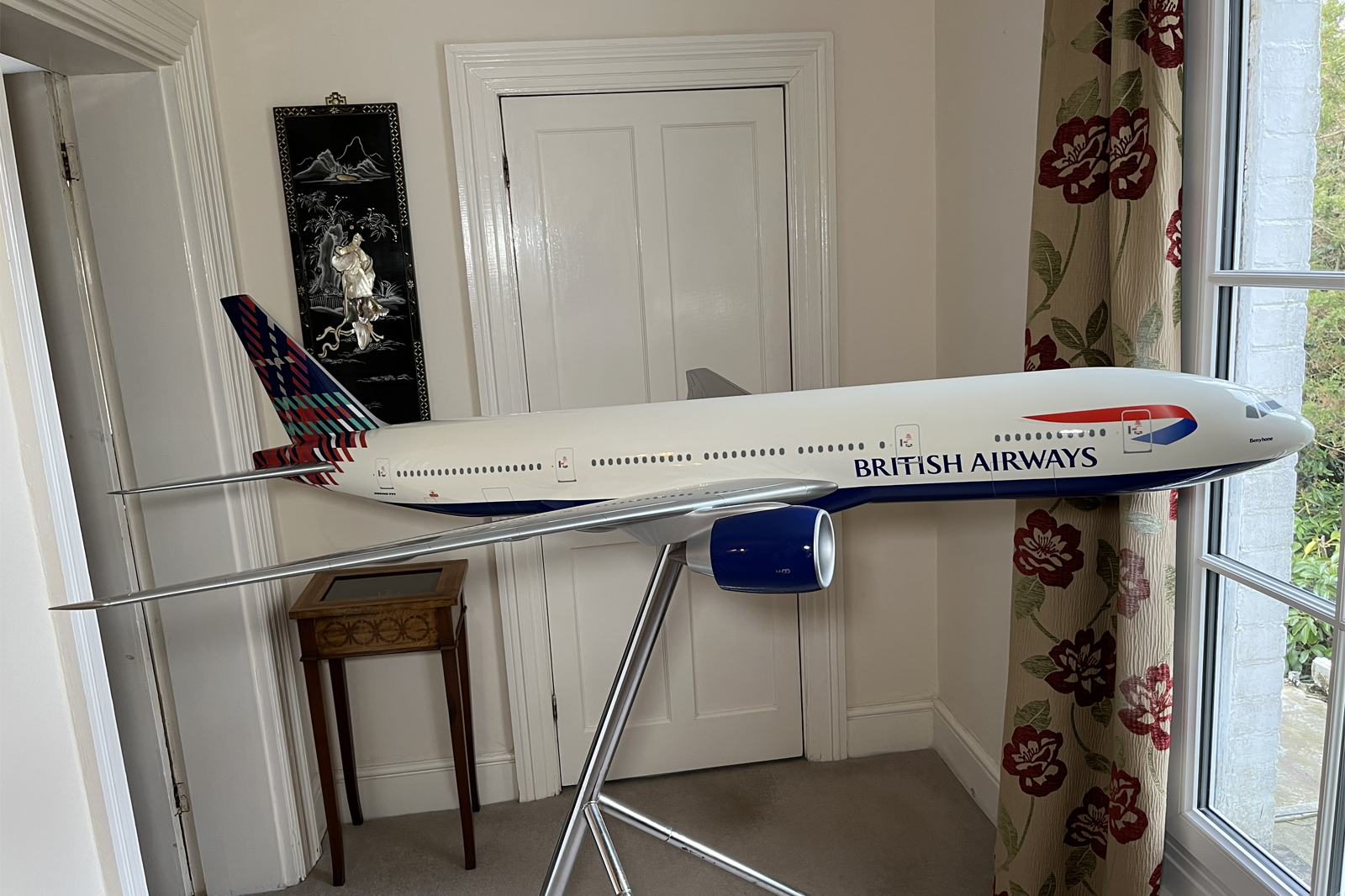 Space Models 1/36 British Airways Scotland Boeing 777-200 model for sale