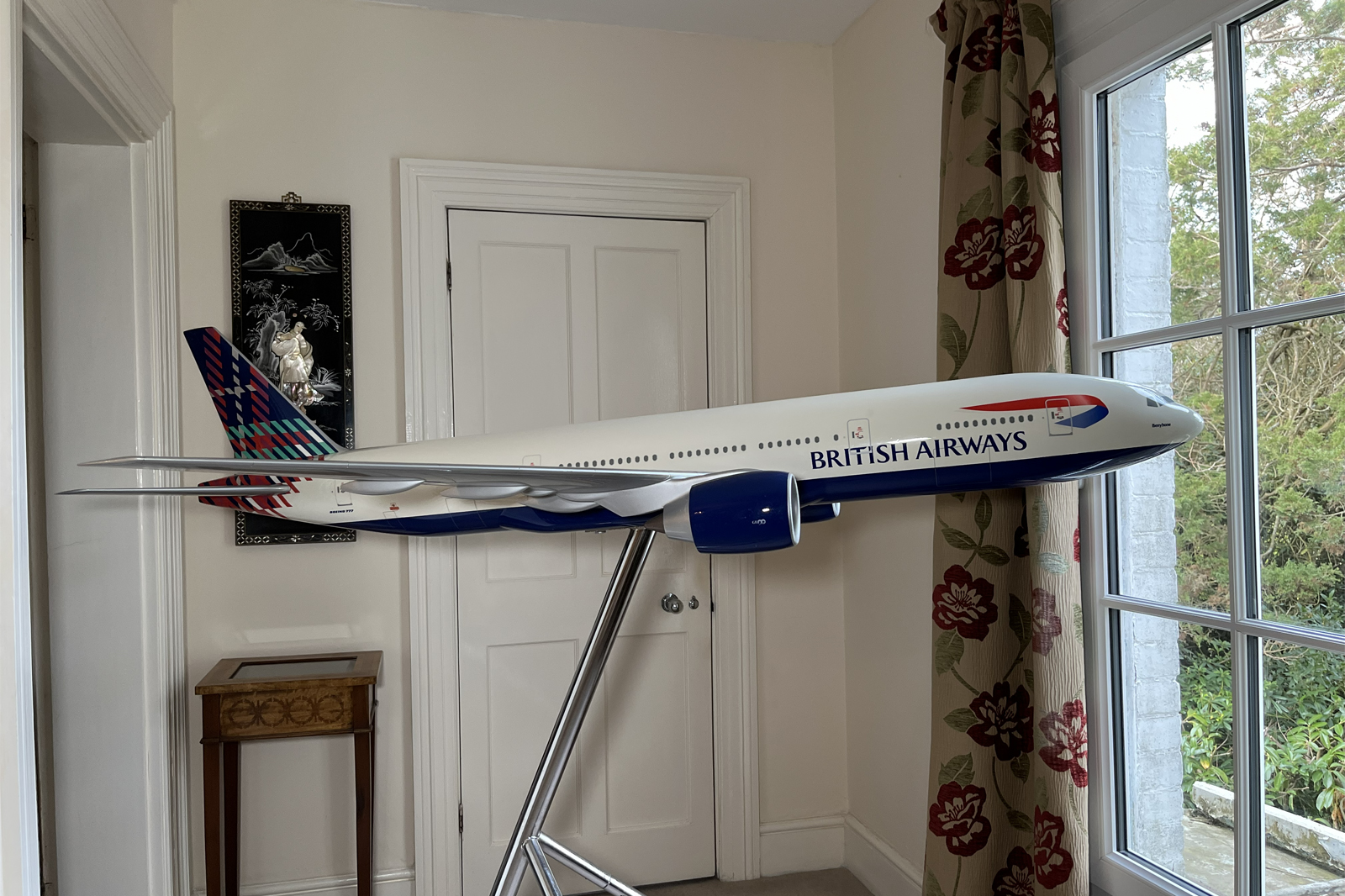 Space Models 1/36 British Airways Scotland Boeing 777-200 model for sale