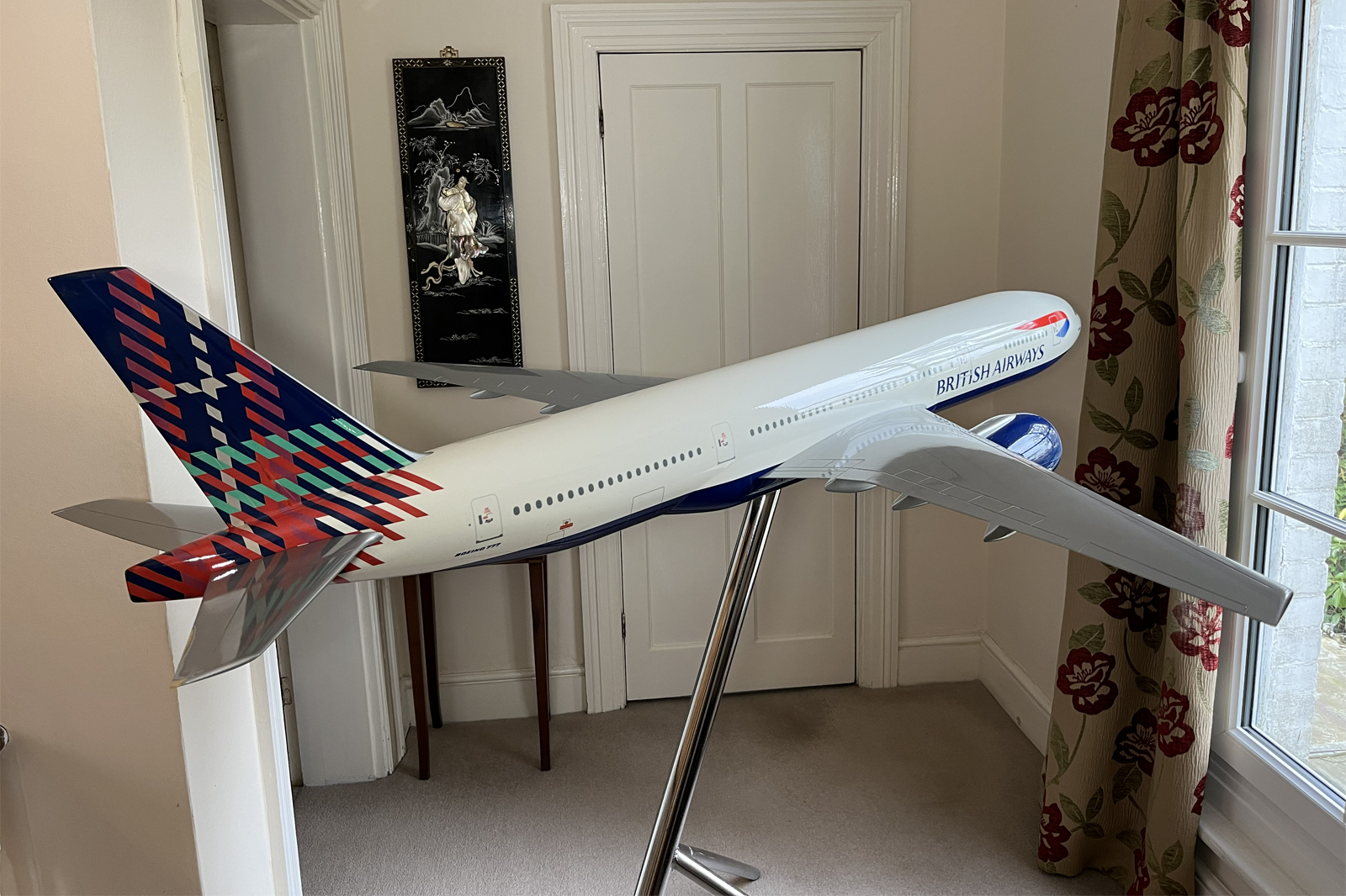 Space Models 1/36 British Airways Scotland Boeing 777-200 model for sale