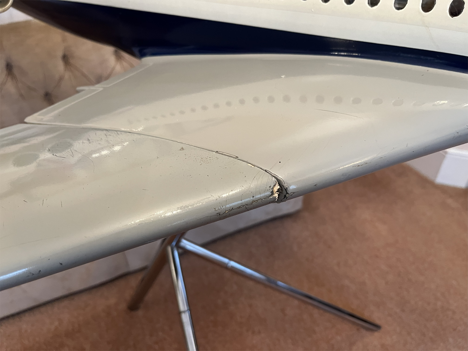 Westway 1/24 British Airways super VC-10 Cutaway model for sale