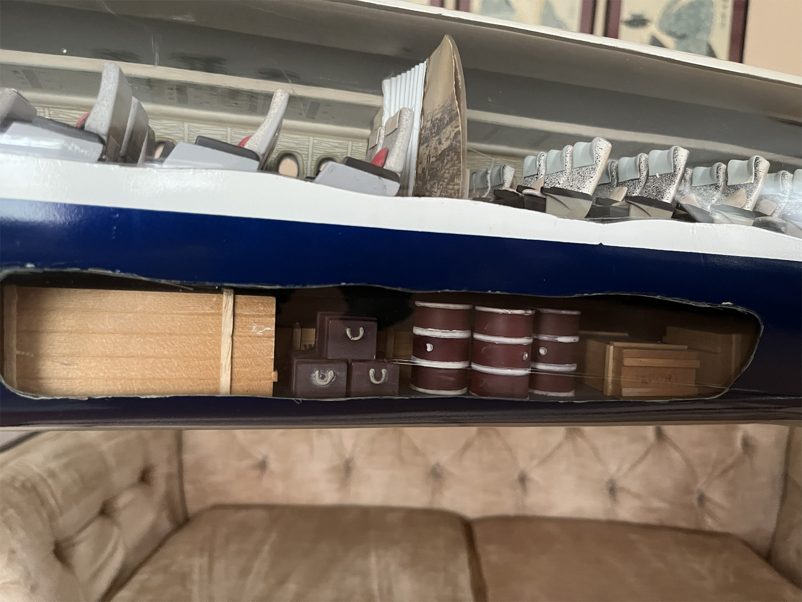 Westway 1/24 British Airways super VC-10 Cutaway model for sale