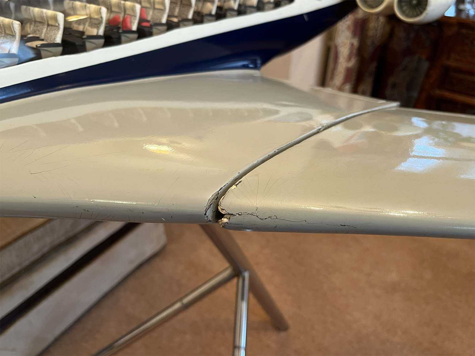 Westway 1/24 British Airways super VC-10 Cutaway model for sale
