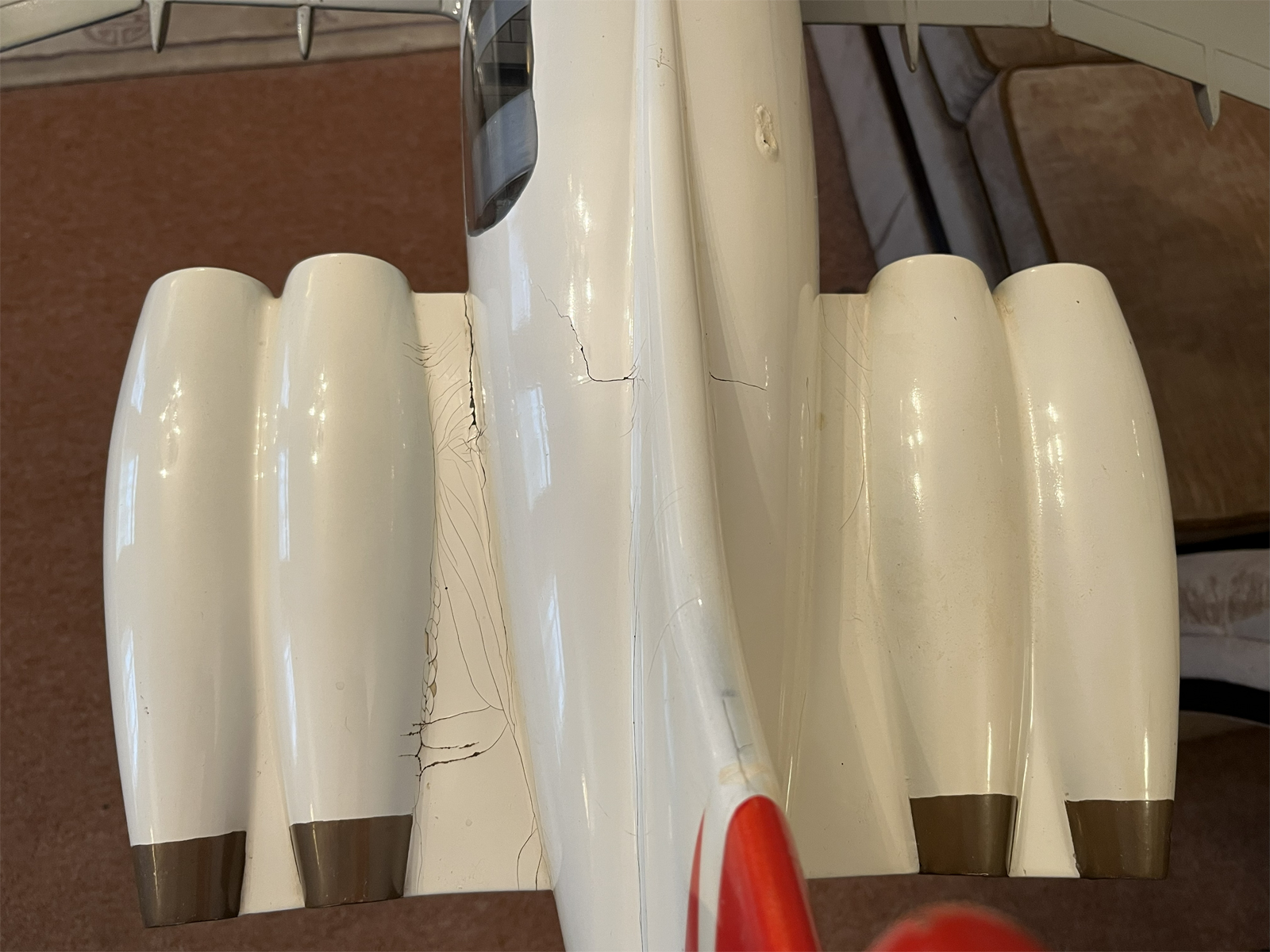 Westway 1/24 British Airways super VC-10 Cutaway model for sale