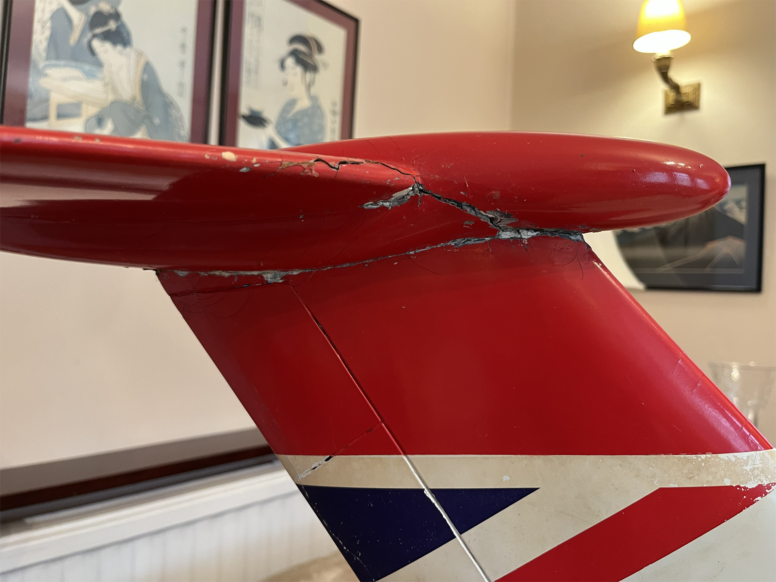 Westway 1/24 British Airways super VC-10 Cutaway model for sale
