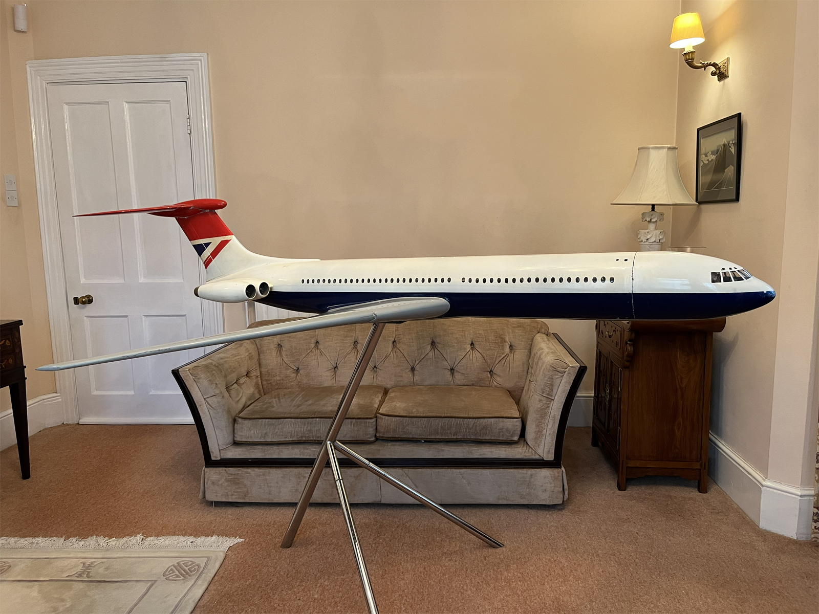 Westway 1/24 British Airways super VC-10 Cutaway model for sale