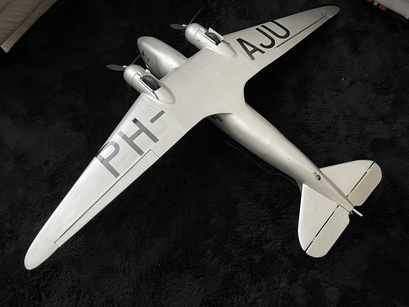 Large KLM Douglas DC-3 model for sale