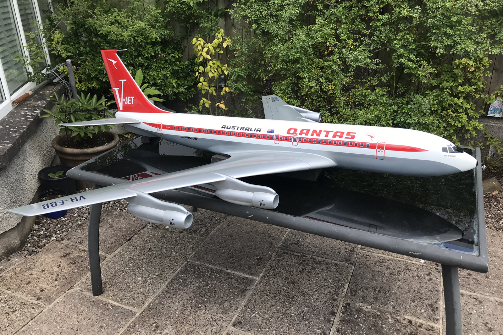 Westway Models 1/24 Qantas Boeing 707 model for sale