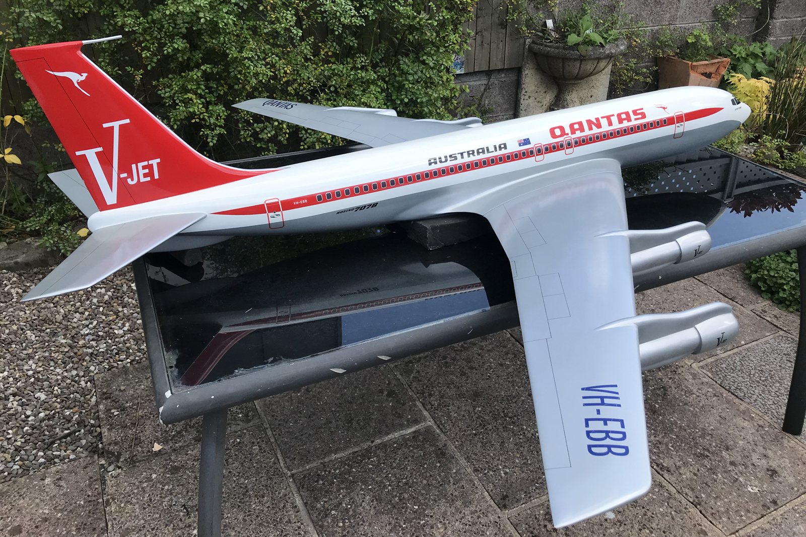 Westway Models 1/24 Qantas Boeing 707 model for sale