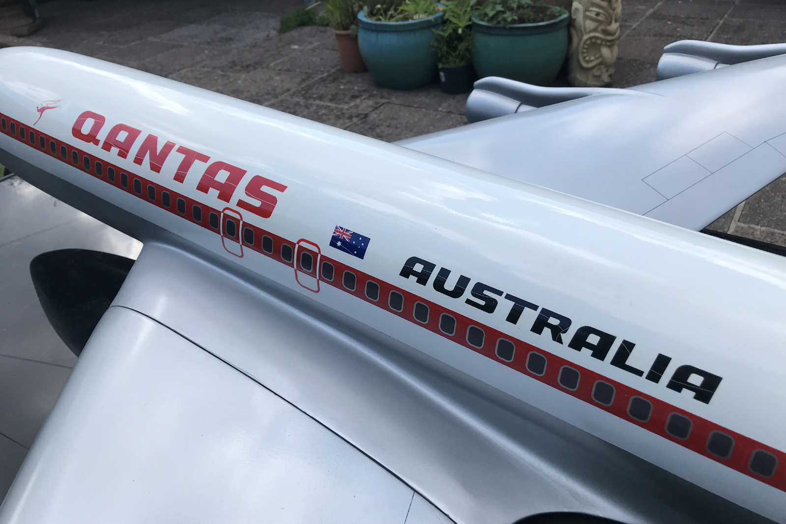 Westway Models 1/24 Qantas Boeing 707 model for sale
