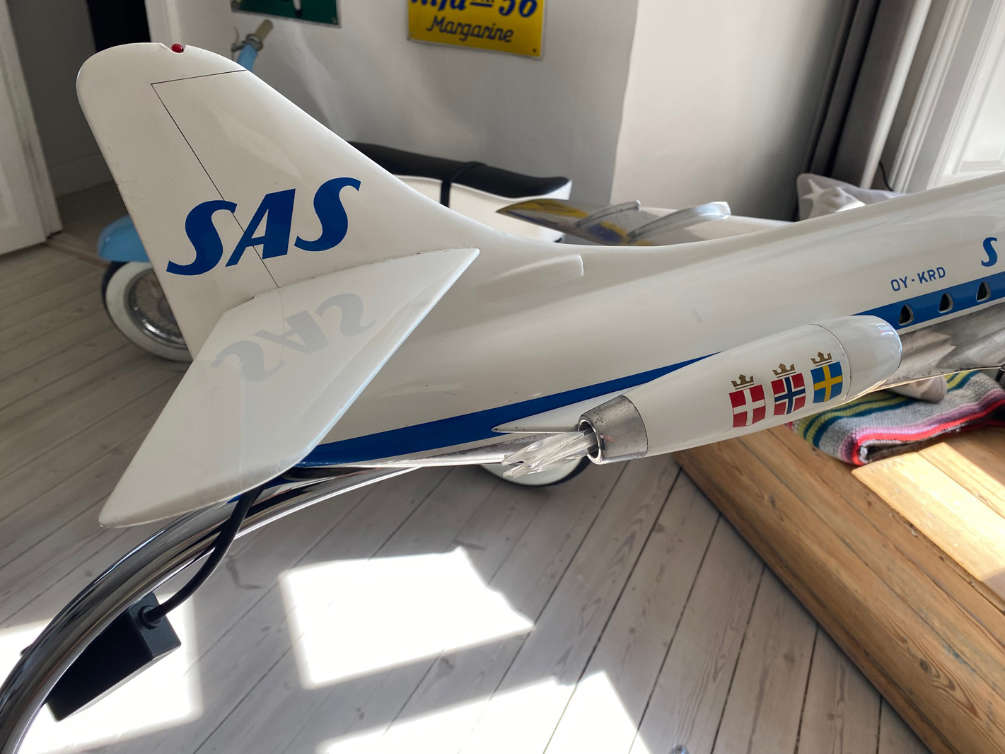 Osgaard 1/25 SAS Caravelle cutaway model for sale