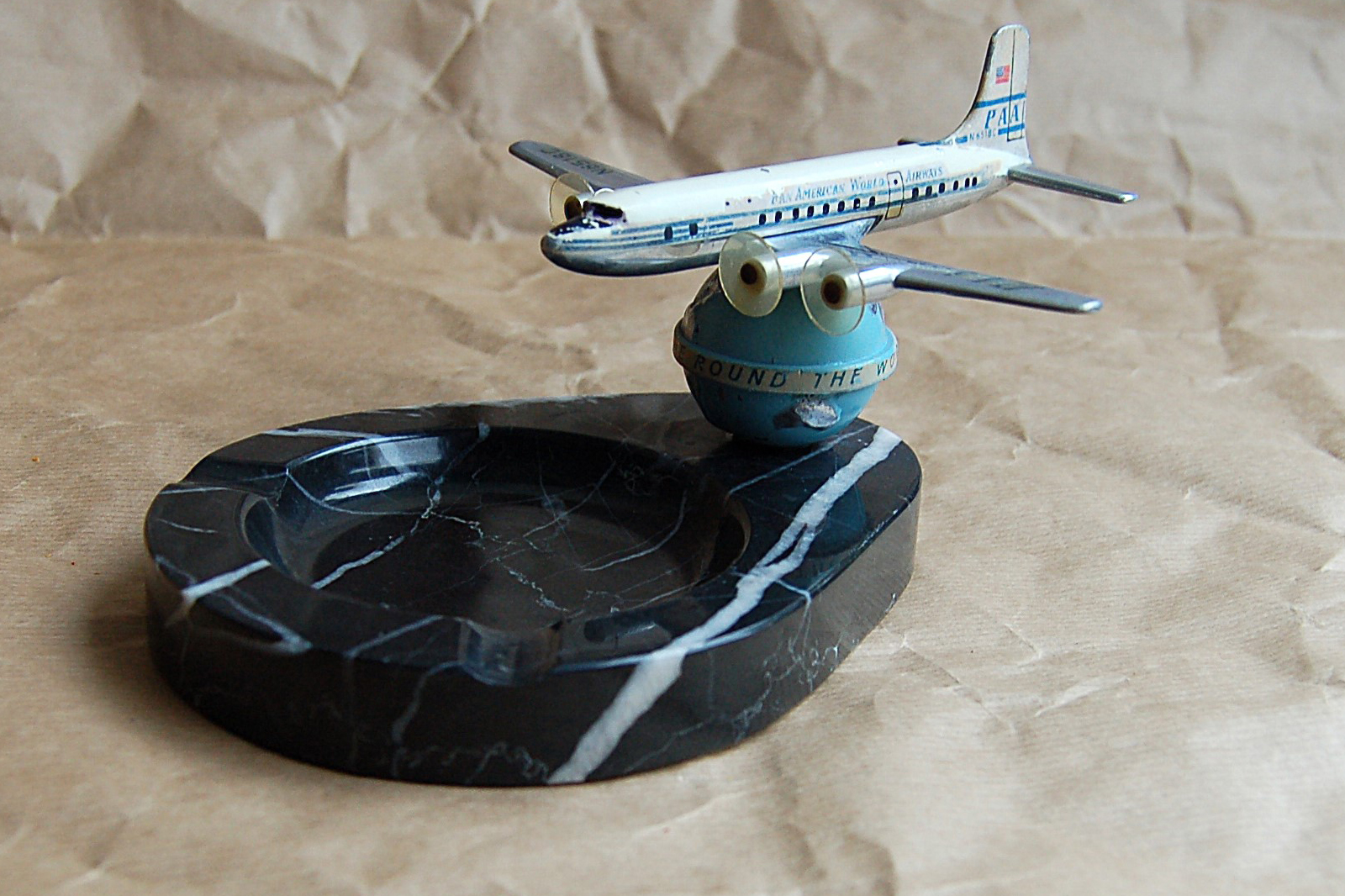 Pan Am Douglas DC-6 Ashtray model for sale