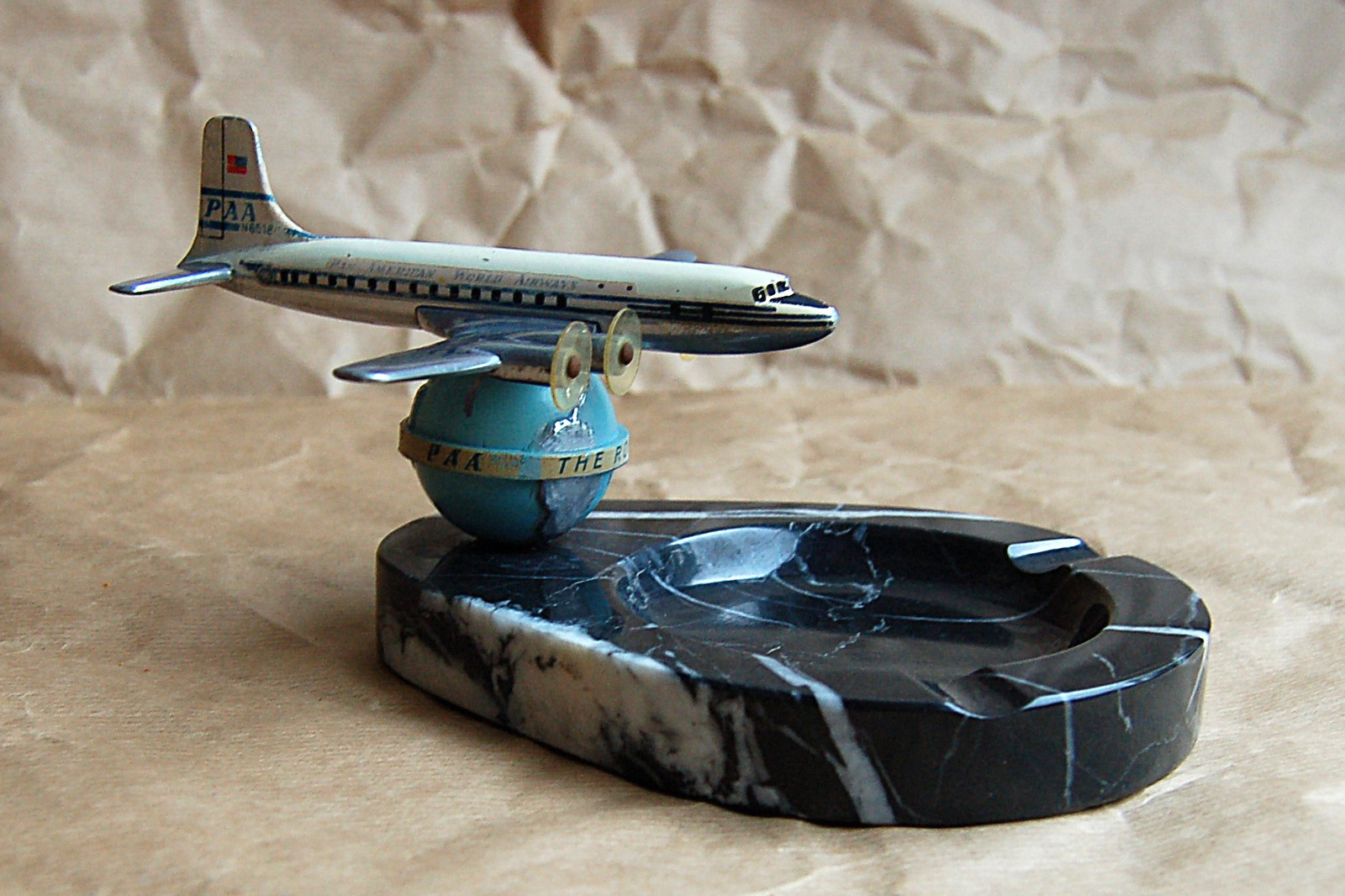 Pan Am Douglas DC-6 Ashtray model for sale