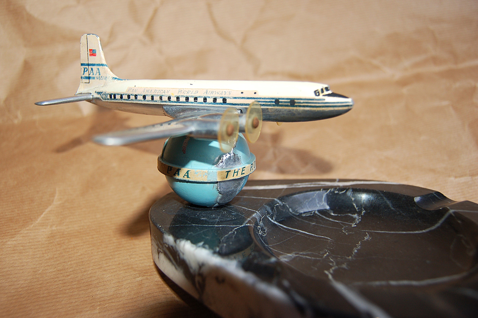 Pan Am Douglas DC-6 Ashtray model for sale