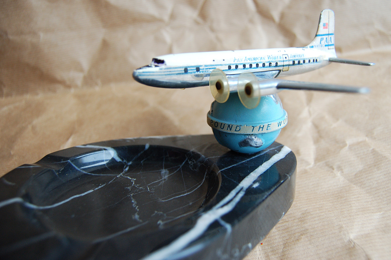 Pan Am Douglas DC-6 Ashtray model for sale