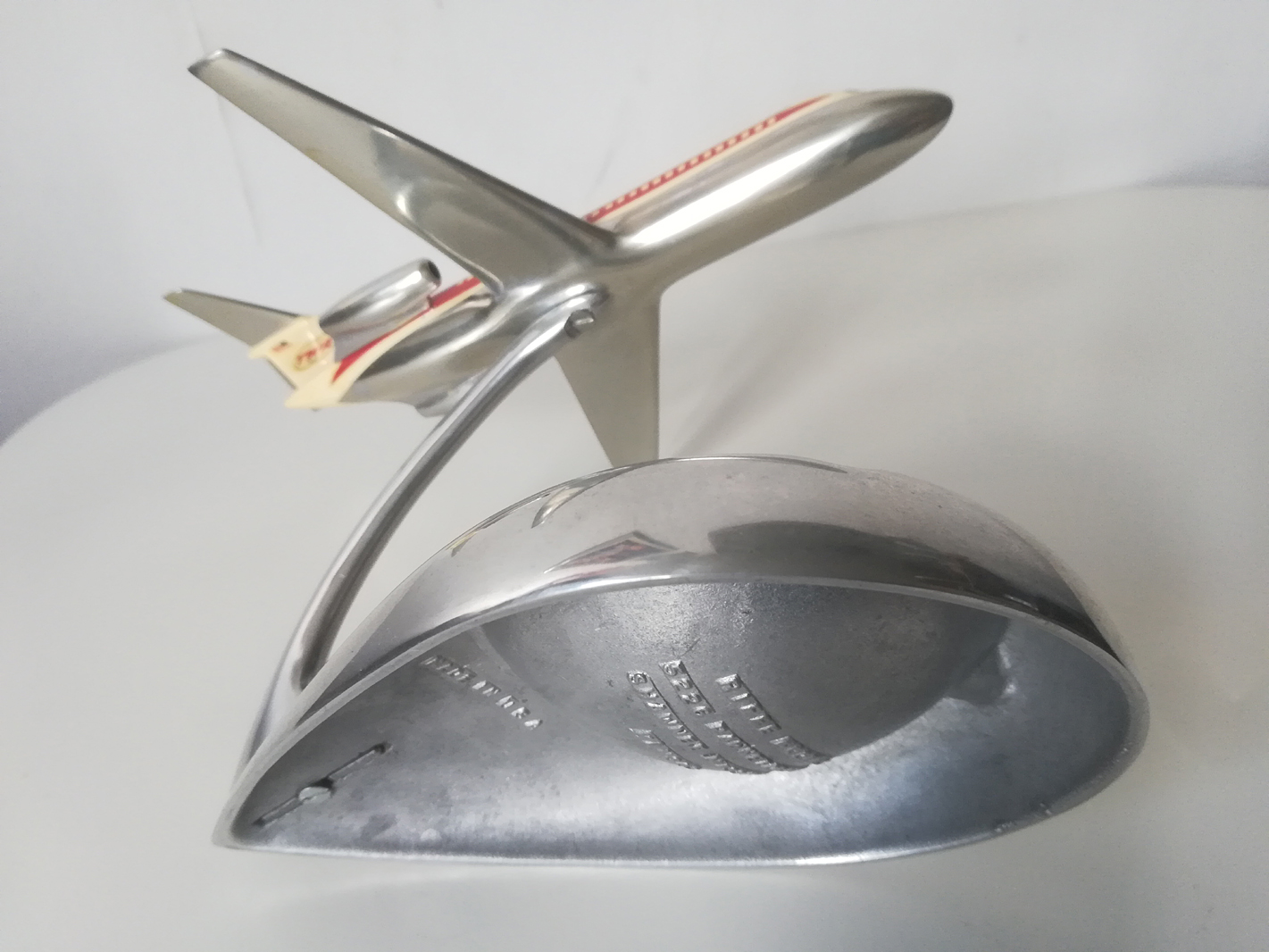 Riffe TWA Douglas DC-9 Ashtray model for sale