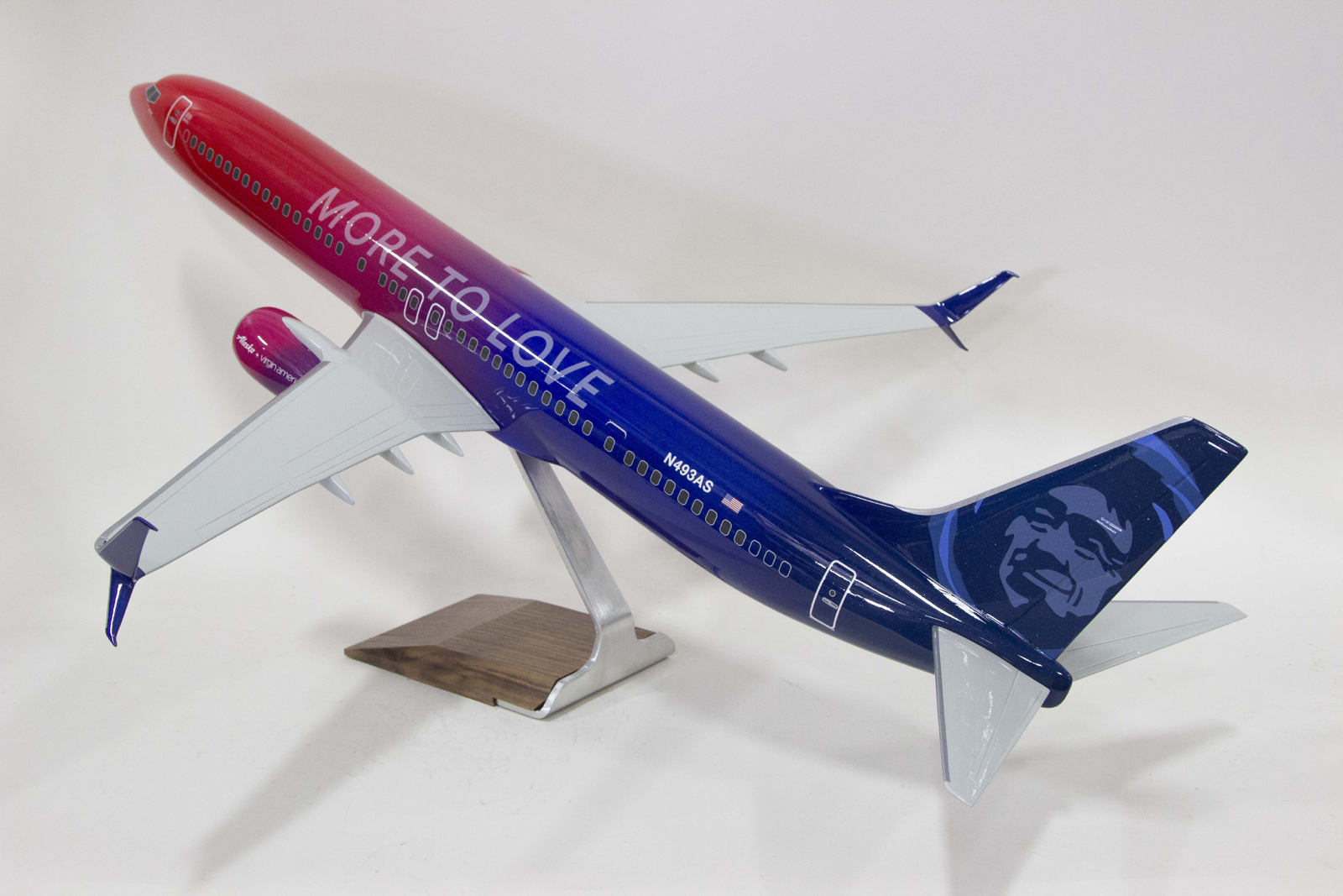 Pacmin 1/50 Alaska Airlines Boeing 737-900ER model for sale