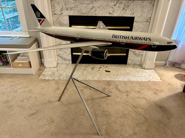 Space Models 1/50 British Airways Boeing 777-200 model for sale