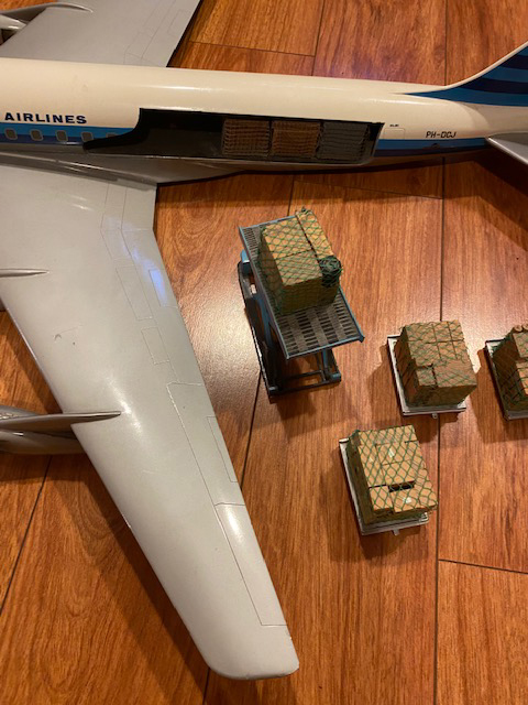 1/50 KLM DC-8 Freighter cutaway model for sale
