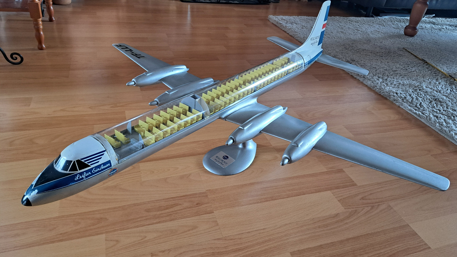 Schaarschmidt 1/50 Loftleidir Canadair CL-44J model for sale