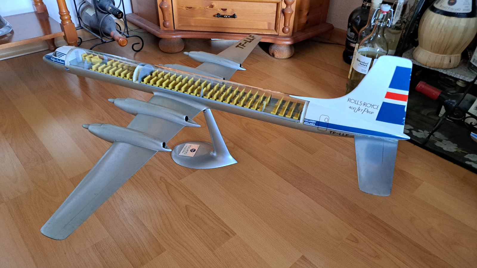 Schaarschmidt 1/50 Loftleidir Canadair CL-44J model for sale