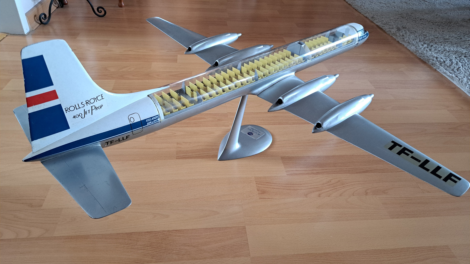 Schaarschmidt 1/50 Loftleidir Canadair CL-44J model for sale