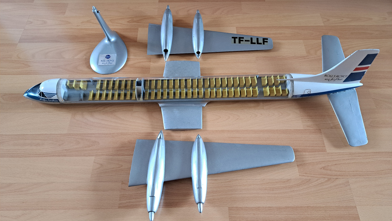 Schaarschmidt 1/50 Loftleidir Canadair CL-44J model for sale