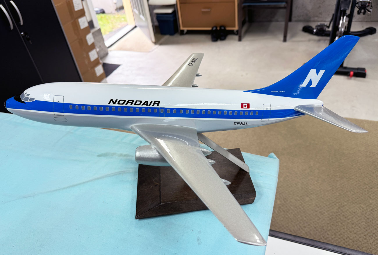 1/50 Nordair Boeing 737-200 model for sale
