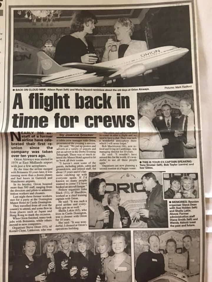 1/50 Orion Airways Boeing 737-300 model for sale