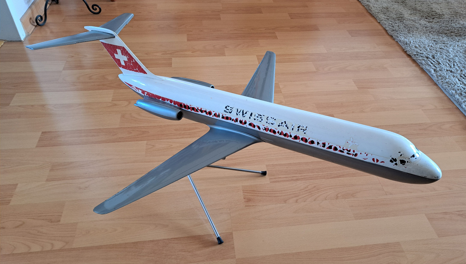 Belplast Italy 1/50 Swissair Douglas DC-9 model for sale