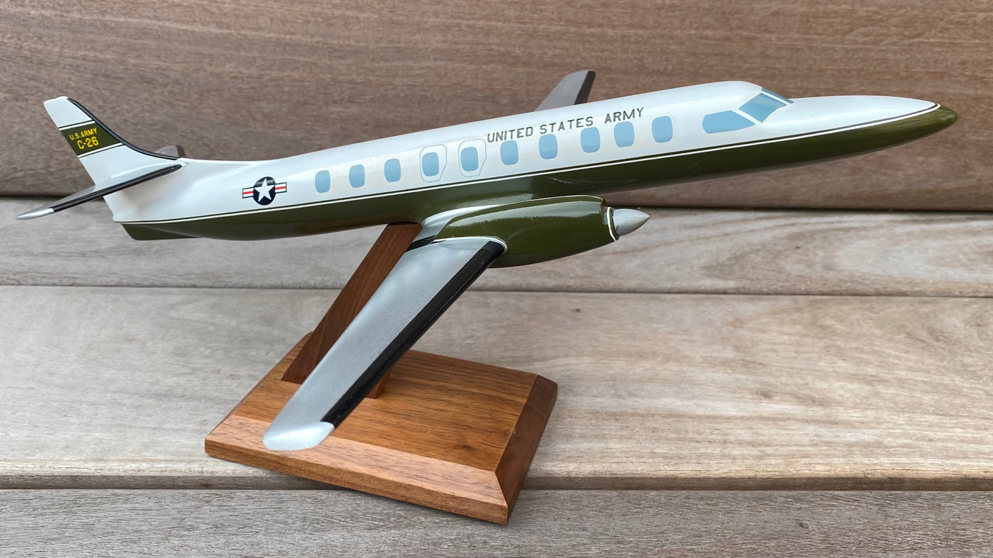 Micro West Inc 1/32 US Army Fairchild Swearingen C-26 Metroliner