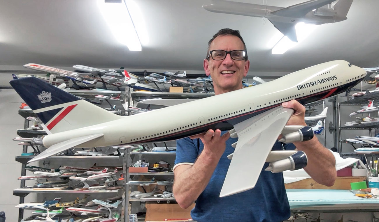 1/72 British Airways Boeing 747-200 model for sale