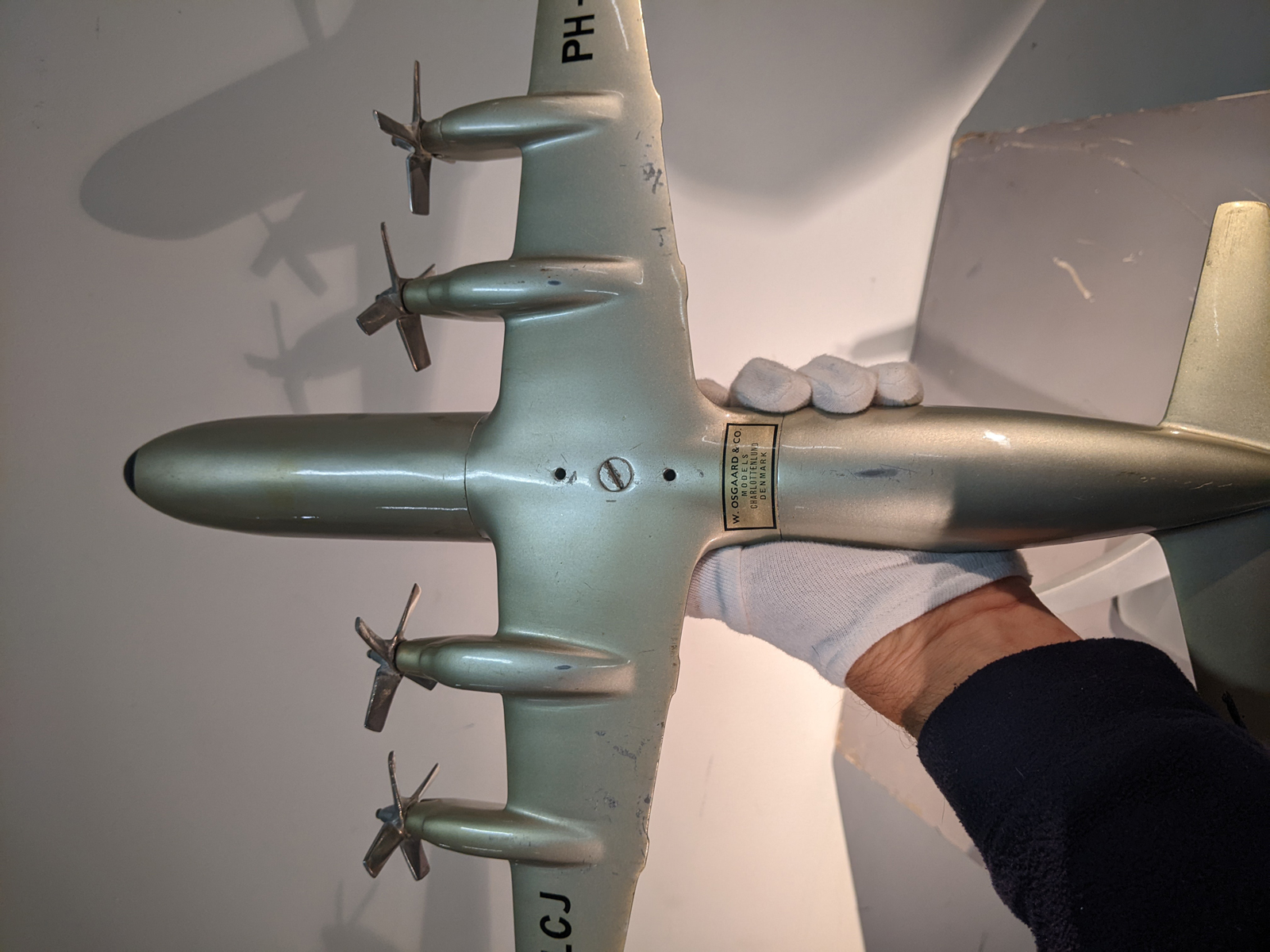 W.Osgaard 1/72 KLM Lockheed Electra model for sale