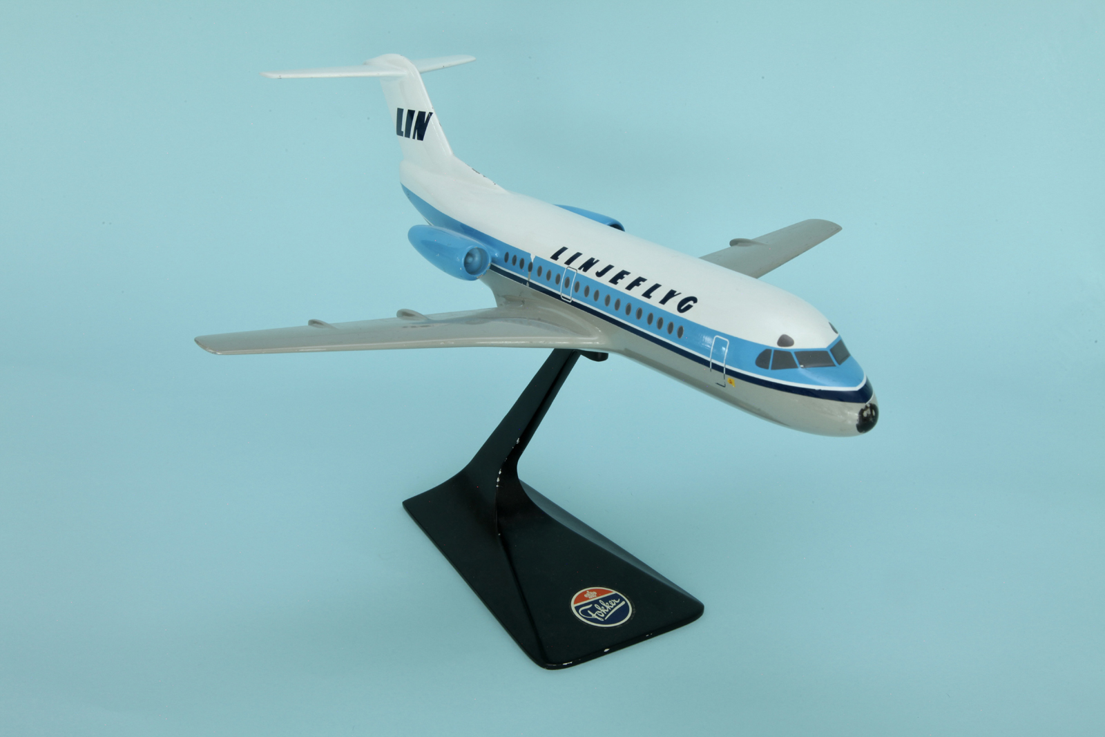 Verkuyl 1/72 Linjeflyg Fokker F-28-1000 model for sale