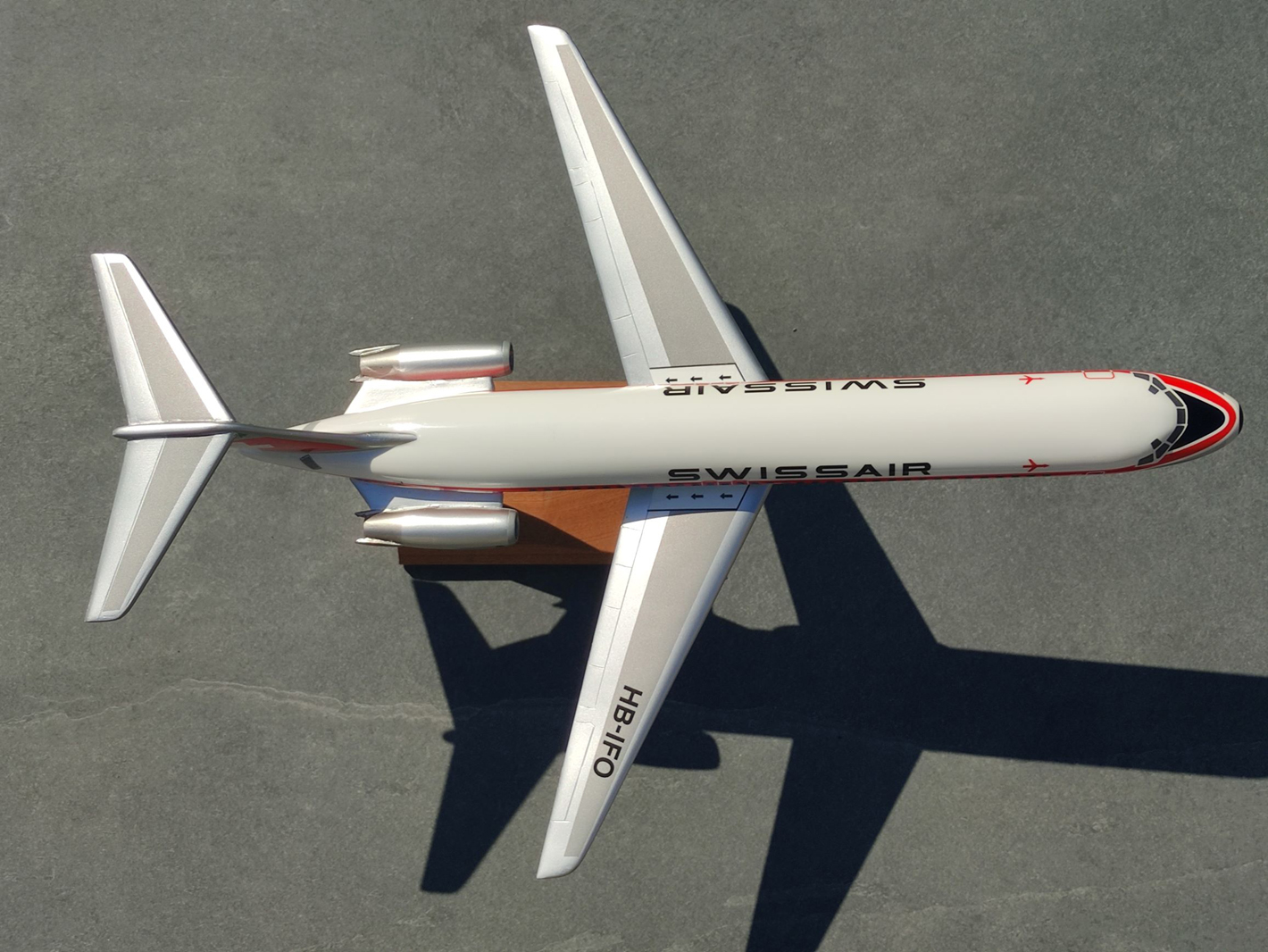 West Coast Aviation Models 1/72 Swissair Douglas DC-9-32 model for sale