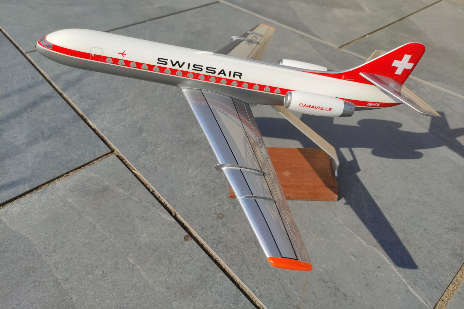 West Coast Aviation Models 1/72 Swissair Caravelle model for sale