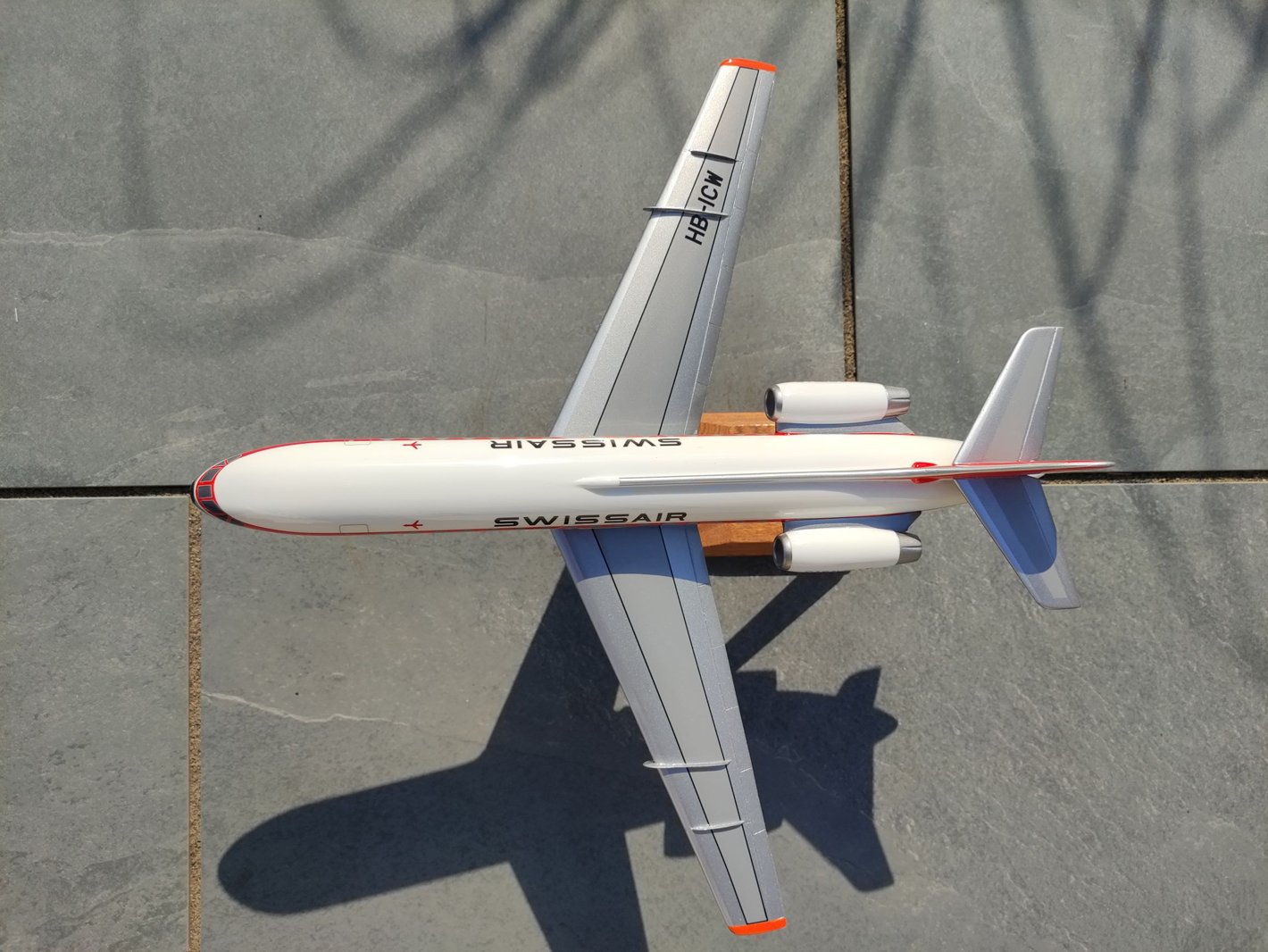 West Coast Aviation Models 1/72 Swissair Caravelle model for sale