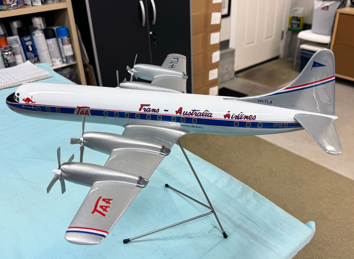 1/72 Trans Australia Airlines Lockheed L-188 Electra model for sale