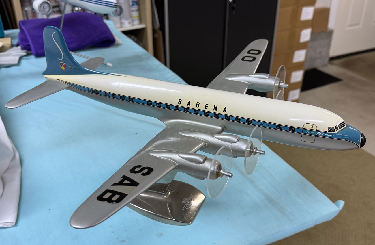 Raise Up 1/72 Sabena Douglas DC-6 model for sale