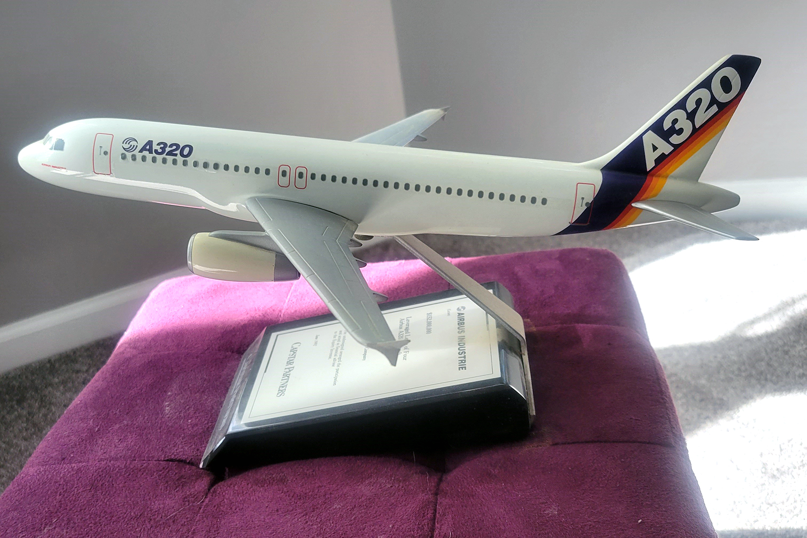 Pacmin 1/100 Airbus A320 House Colours model for sale