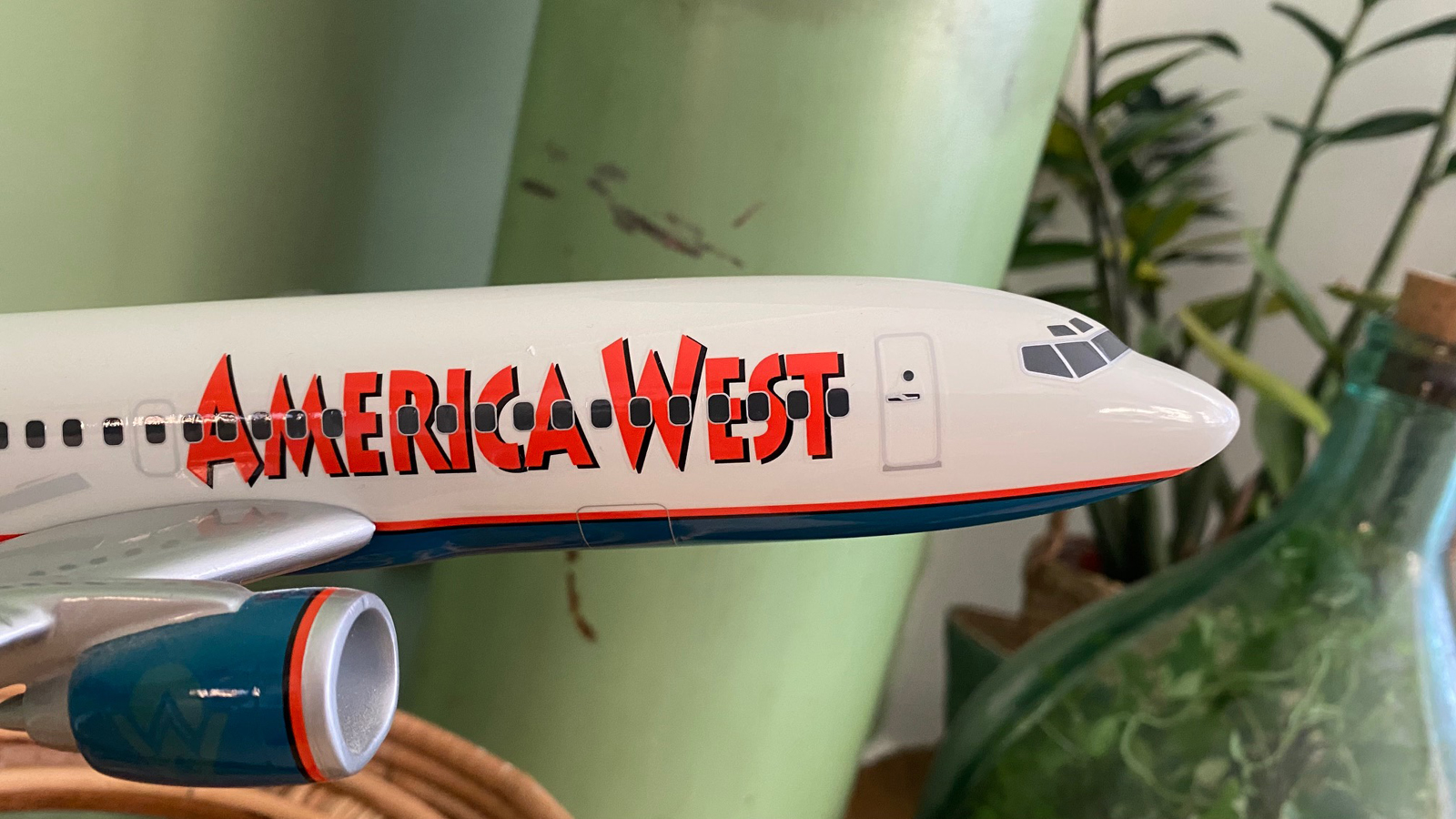 Pacific Miniatures Pacmin 1/100 America West Boeing 737-3G7 model for sale