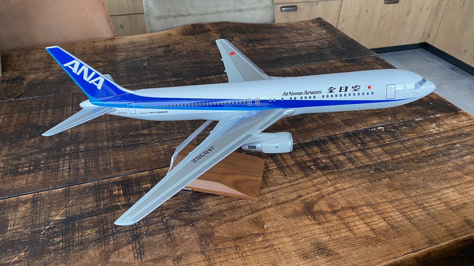 Pacmin 1/100 ANA Boeing 767-300 model for sale
