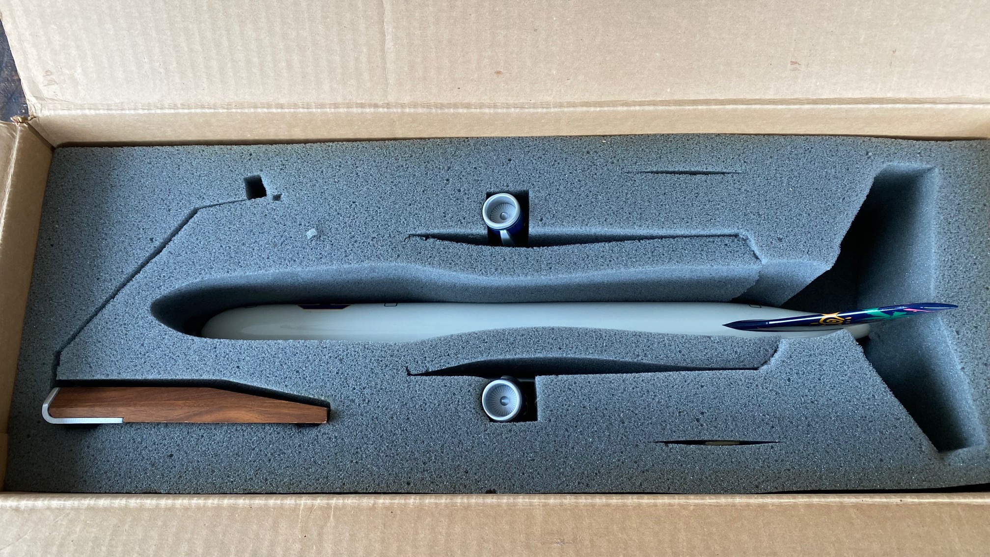 Pacmin 1/100 ATA Boeing 757 model for sale