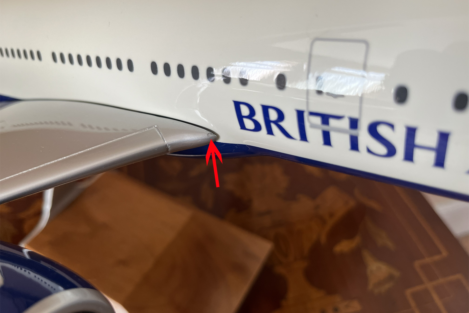 Pacmin 1/100 British Airways Boeing 777-200 model for sal
