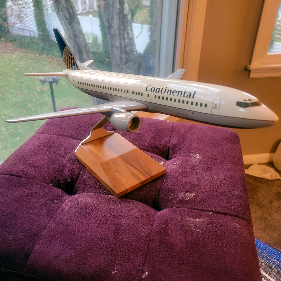 Pacmin 1/100 Continental Airlines Boeing 737-700 model for sale