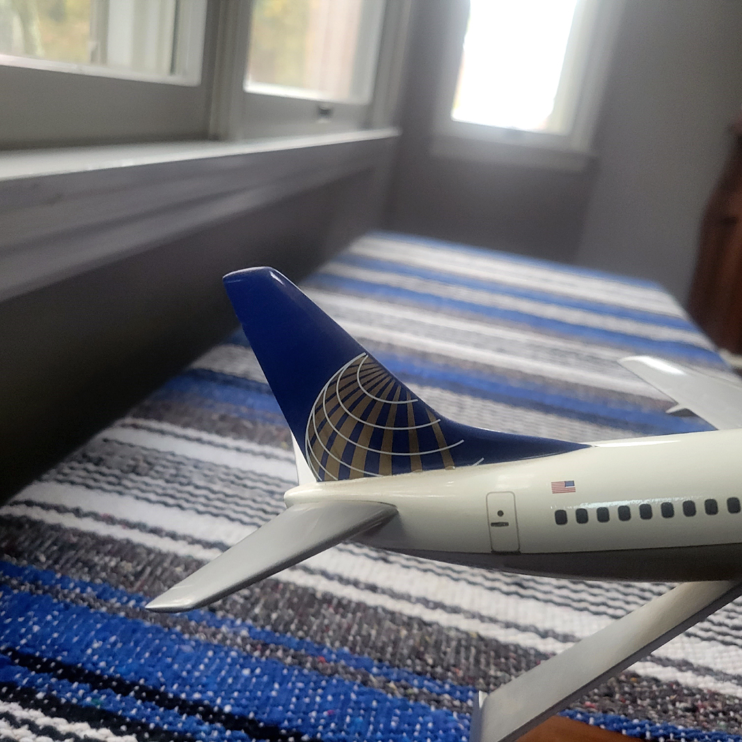 Pacmin 1/100 Continental Airlines Boeing 737-300 model for sale